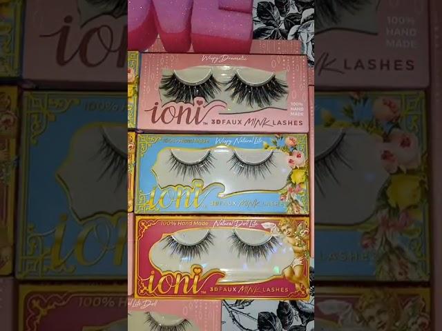 3D Faux Mink Lash Haul #Dollartree #Dollartreehaul #3Dminklashes #ionilashes