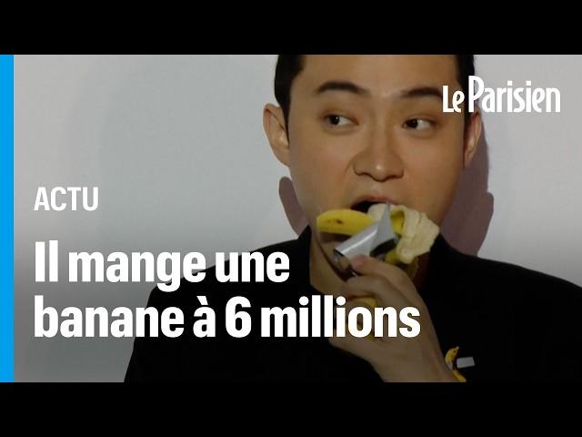 Un millionnaire achète une oeuvre d'art et la mange