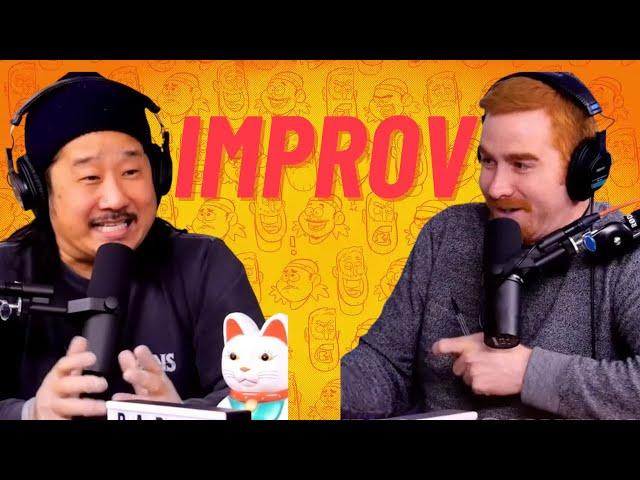 Improv Dogs & Korean War  (Bad Friends Podcast w Andrew Santino & Bobby Lee)