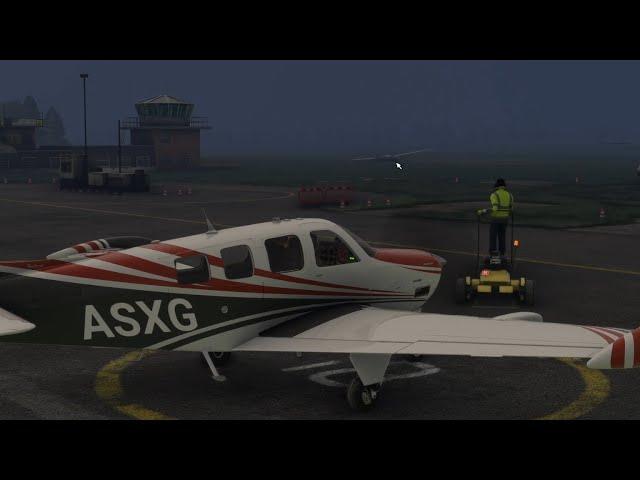 Flying the Black Square Bonanza with NO GPS to an airfield with NO ILS in almost zero visibility