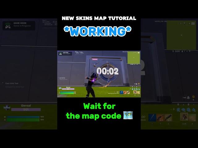 *NEW WORKING* SKIN MAP GLITCH #fortnite #fortniteglitch #glitch