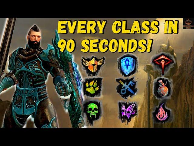 Every Core Class in Guild Wars 2 EXPLAINED in Under 90 Seconds!