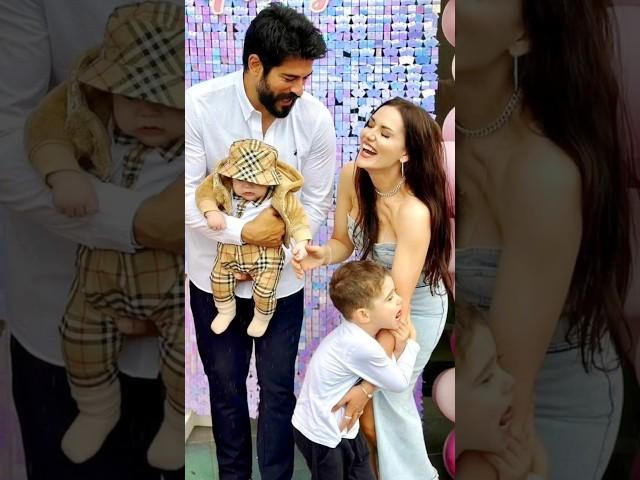 Burak Ozcivit with wife Fahriye Evcen #short #burakozcivit #fahriyeevcen #osmanbey #shorts