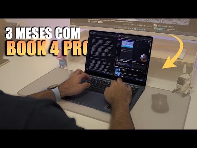 usei o GALAXY BOOK 4 PRO por 3 MESES e preciso falar