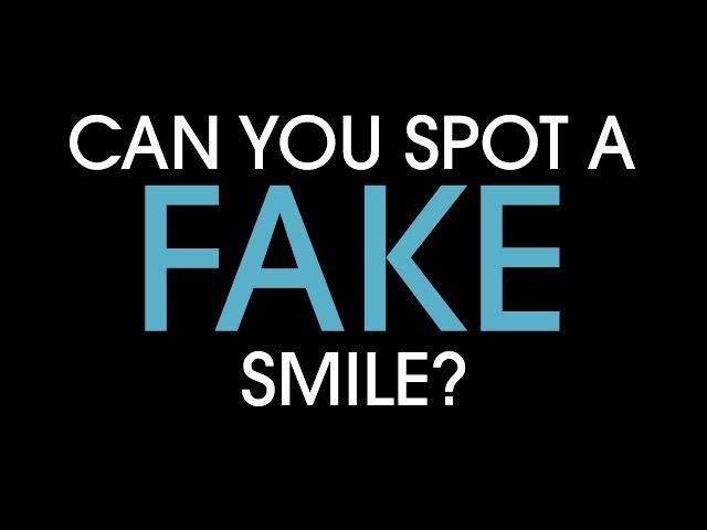 Can you spot a fake smile?