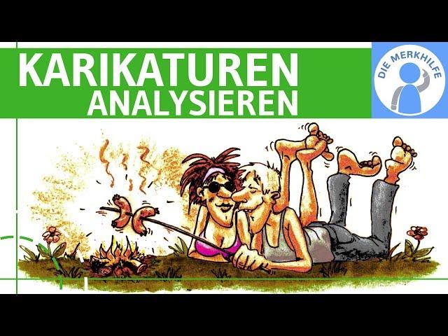 Karikaturen analysieren & interpretieren einfach erklärt - Geschichte, Politik, Gesellschaft