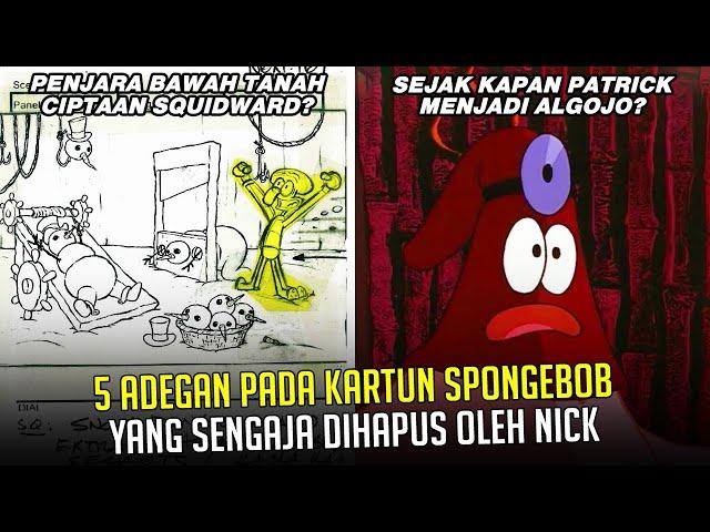 5 Adegan pada kartun SpongeBob yang sengaja dihapus oleh Nick