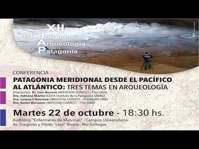 XII Jornadas de Arquelogía de la Patagonia