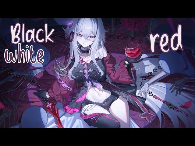 『Nightcore』 Black White Red - Cjbeards (Lyrics)