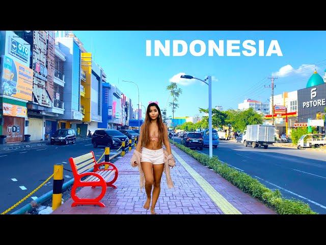 Manado Indonesia  4K HDR 60fps Walking Tour