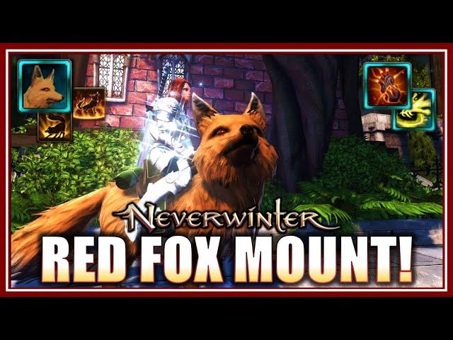 NEW Red Mountain Fox Mount! (bonus recharge) Do Heart Artifacts Stack? (icons yes) - Neverwinter M29