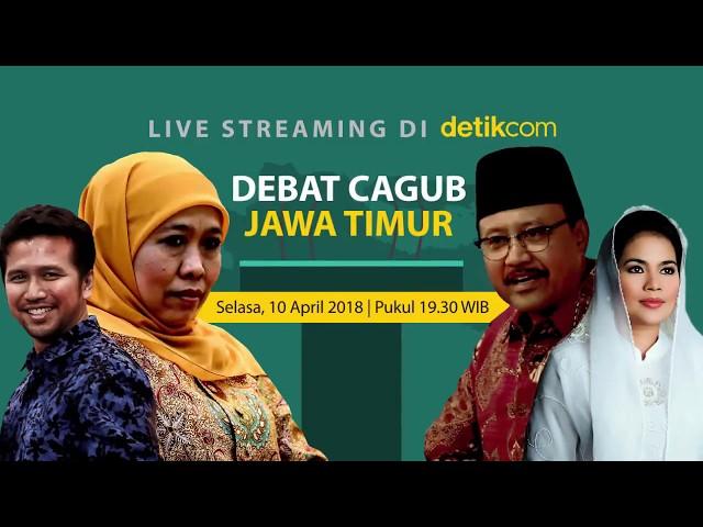 Saksikan Debat Cagub Jawa Timur Hanya di detikcom!!