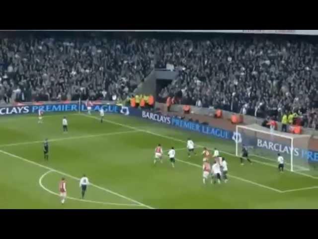 Lord Nicklas Bendtner - Fastest Goal by a Substitute in English Football, Arsenal vs Spurs,22-12-07.