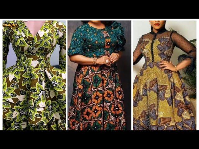 Beautiful and Best Ankara Midi Dress Styles for Ladies | Ankara Styles | African Fashion Styles