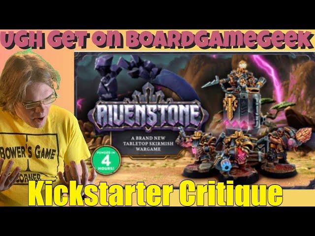 Rivenstone: A Brand New Tabletop Miniature Skirmish Game - Kickstarter Critique Review