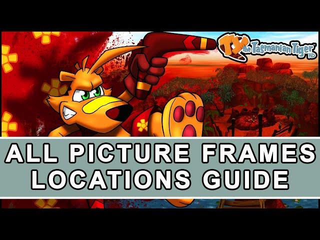 TY the Tasmanian Tiger HD - All Picture Frames Locations Guide