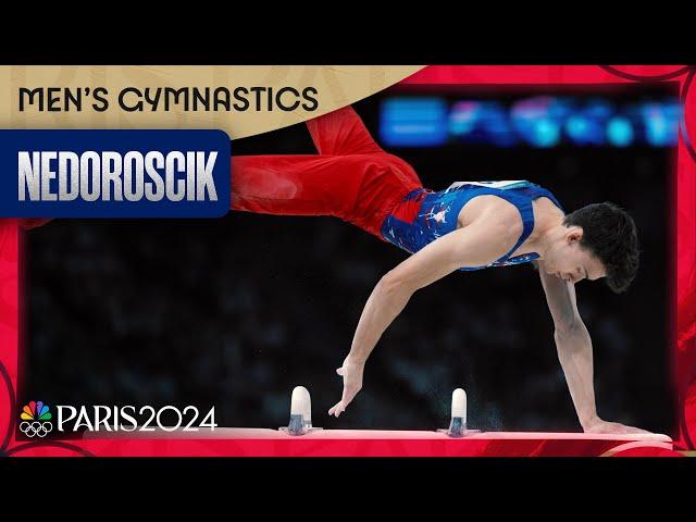 Stephen Nedoroscik pushes U.S. to bronze with CLUTCH pommel horse routine | Paris Olympics