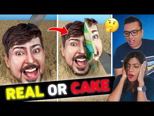 Let's Play REAL or CAKE ?  Try not to laugh ft. Gaurav katare extra