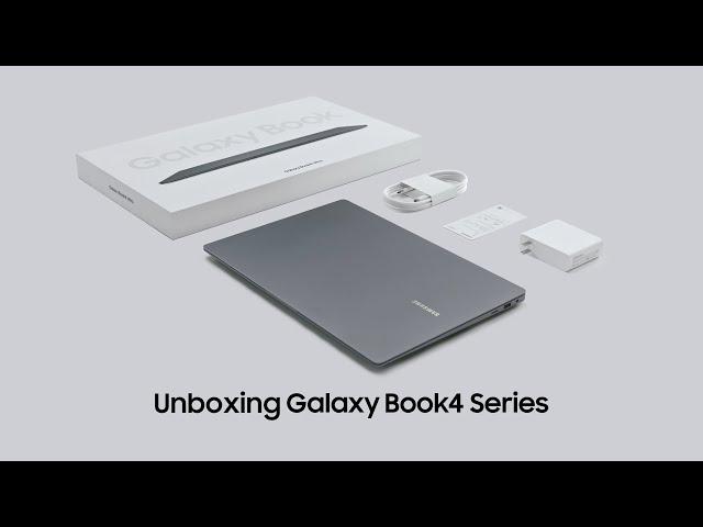 Galaxy Book4 Series: Unboxing Galaxy AI Laptops | Samsung