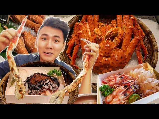 Ăn Sập Đài Loan #5: KING CRAB, SEA FOOD, SASHIMI |INSANE TAIWAN FOOD