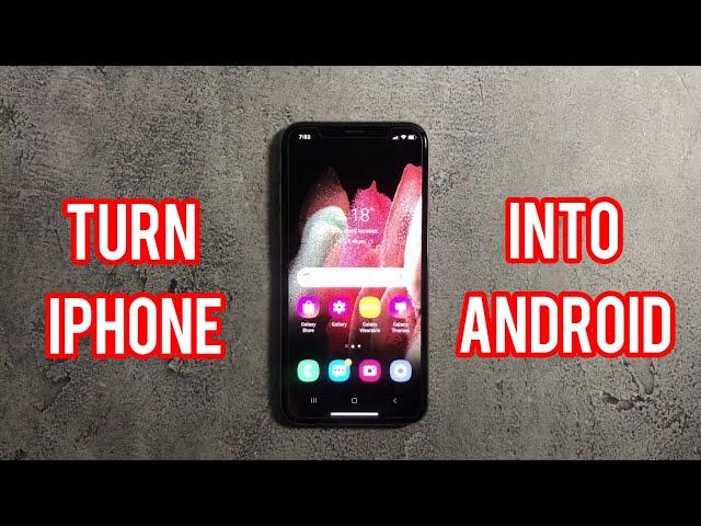 How To Turn Your iPhone Into An Android Phone!