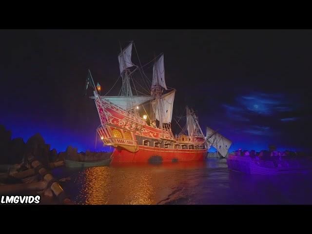 [4K] Pirates of the Caribbean - Low Light POV | Disneyland Park, California