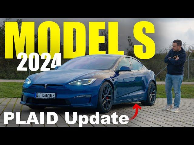 Tesla Model S Plaid 2024 - updated seats and software!