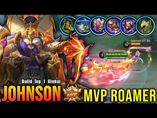 Johnson Legend Skin MVP Roamer!! - Build Top 1 Global Johnson ~ MLBB