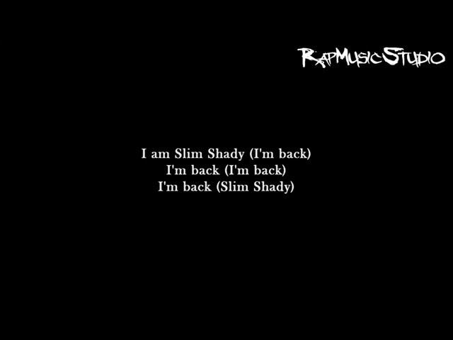 Eminem - I'm Back | Lyrics on screen | Full HD