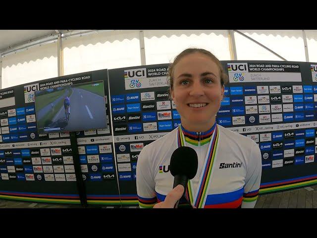 Olympic Champion Grace Brown becomes World Champion in Zürich ITT: "Nothing left to wonder about"