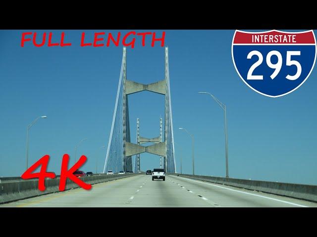 ⁴ᴷ Jacksonville Beltway (Interstate 295) outer loop [4K VIDEO]