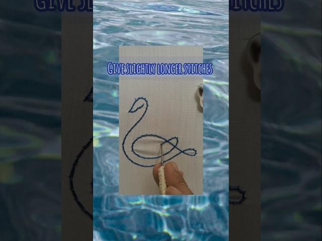 #aari overlapped chainstitch#aariembroidery (ആരി / ஆரி / ఆరి) #embroiderytutorial