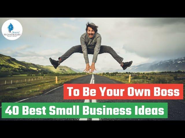 40 Best Small Business Ideas to Be Your Own Boss