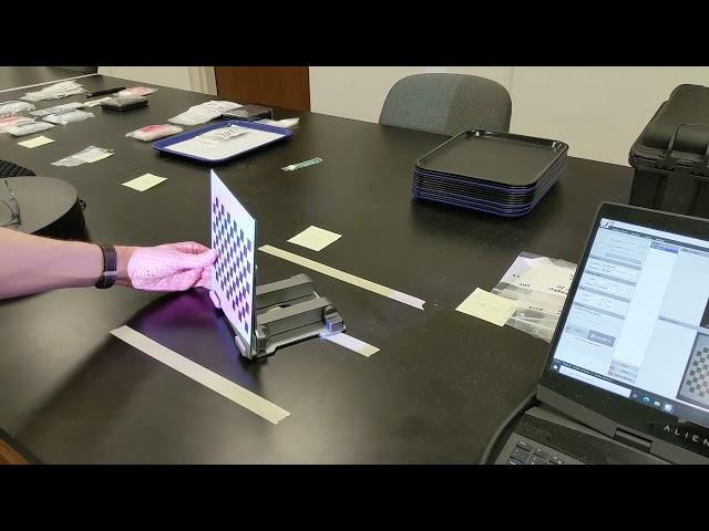 Polyga carbon structured light scanner: calibration and scanning steps