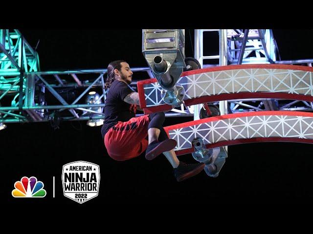 Flip Rodriguez’s Emotional Stage 1 Run | NBC's American Ninja Warrior