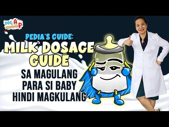 MILK FEEDING GUIDE ng Newborn Baby o Sanggol | Tamang dami ng paginom ng gatas edad 0-12 month