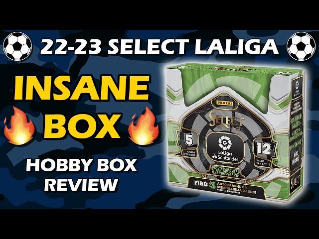 INSANE BOX!! Select La Liga 2022-23 Panini Hobby Soccer Box Review