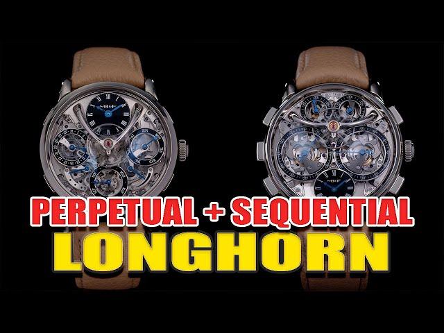 MB&F Perpetual + Sequential Longhorn 20th Anniversary Timepieces