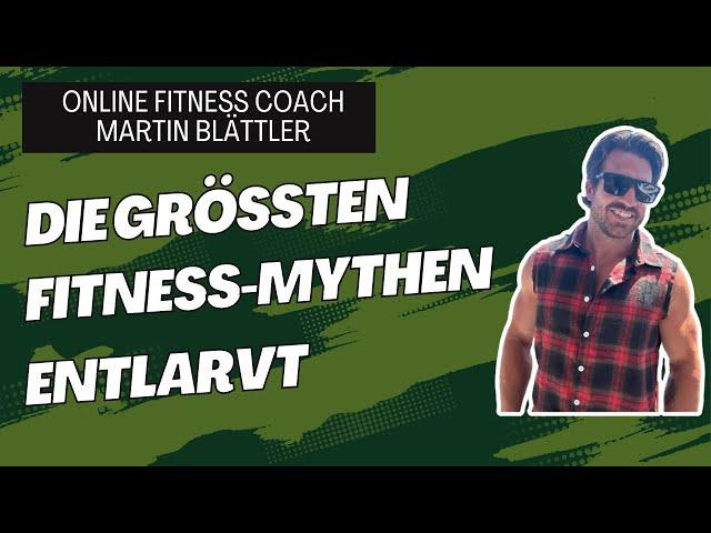 Fitness-Coach Martin Blättler über seinen Weg und die grössten Gesundheits-Mythen - 1. Halbzeit