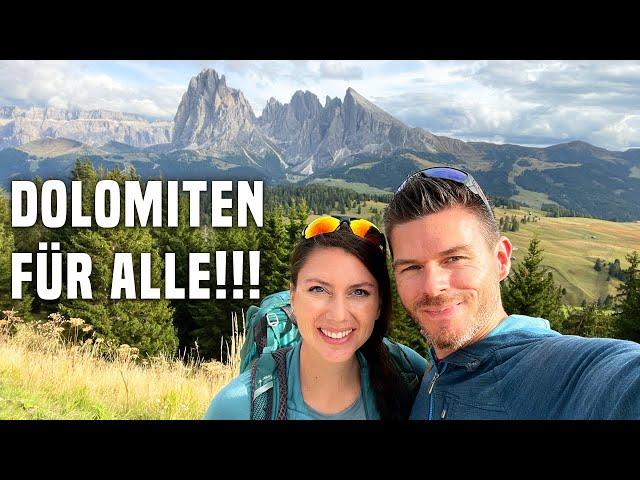 Seiser Alm: Traumhafte Wanderungen in den Dolomiten - auch für Anfänger und Familien