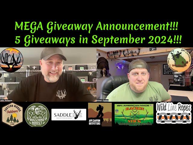 MEGA Saddle Hunting Package GIVEAWAY!!! | 5 Giveaways in Sept 2024 |