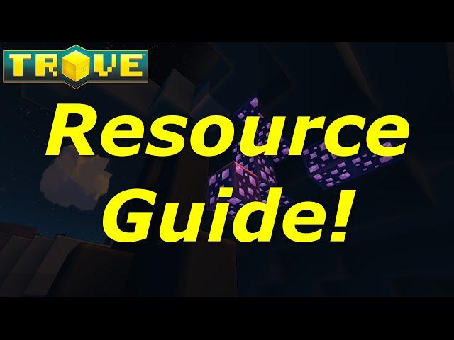 [Trove] Resource Farming Guide(Tutorial)! Fastest Way to Farm All Resources!