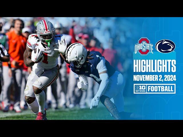 Ohio State at Penn State | Highlights | Big Ten Football | 11/02/2024