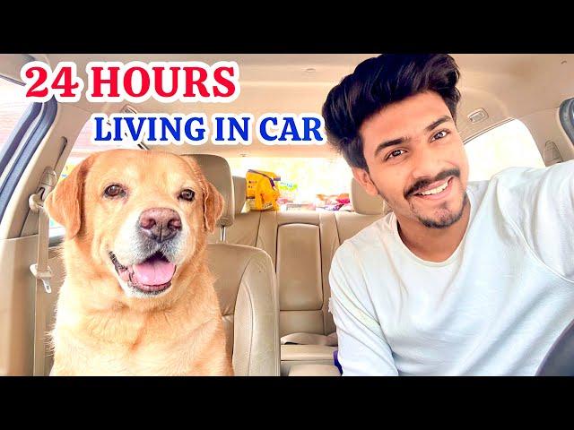 Living in Car for 24 hours Challenge with leo | Anant Rastogi