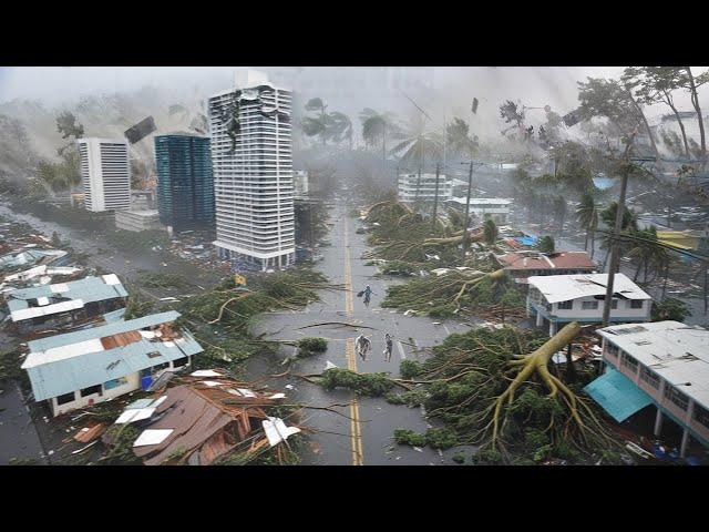 Philippines is totally destroyed! Super Typhoon Nika destroys buildings in Isabela