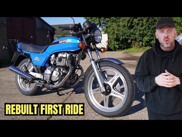 I REBUILT A HONDA CB250 SUPER DREAM THEN TRIED TO RIDE IT