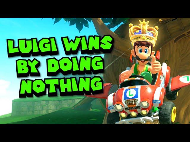 Mario Kart World - Luigi Wins By Doing Absolutely Nothing
