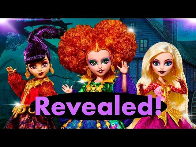 MONSTER HIGH| 2024 NEWS️| SKULLECTOR Disney Hocus Pocus Dolls REVEALED & MORE!!