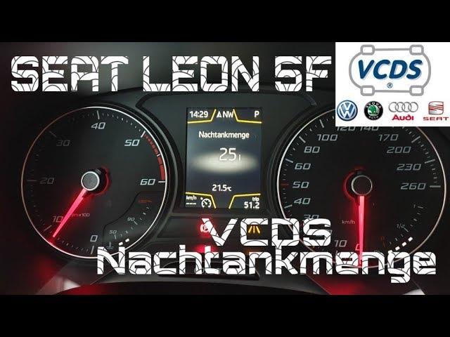 VCDS SEAT LEON 5F/VWAG - Nachfüllvolumen aktivieren