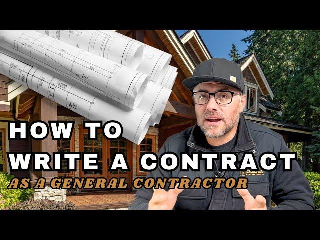 How to Write a Contract: Construction Contract Basics